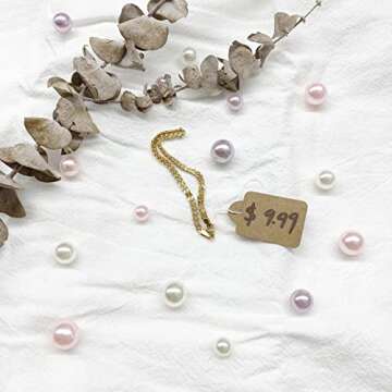 200Pcs Marking Tags Kraft Price Tags, Kraft Price Labels Display Tags with String Attached,Paper Hang Tags Writable Tags,Display Label for Crafts Clothing Jewelry Tags 1.9 × 1.2 Inches