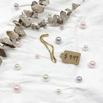 200Pcs Marking Tags Kraft Price Tags, Kraft Price Labels Display Tags with String Attached,Paper Hang Tags Writable Tags,Display Label for Crafts Clothing Jewelry Tags 1.9 × 1.2 Inches