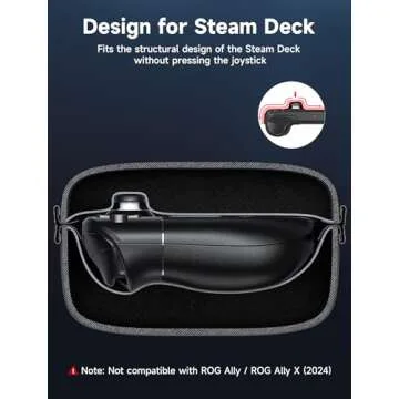 Durable JSAUX Carrying Case for Steam Deck & Accessories