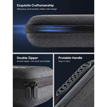 Durable JSAUX Carrying Case for Steam Deck & Accessories