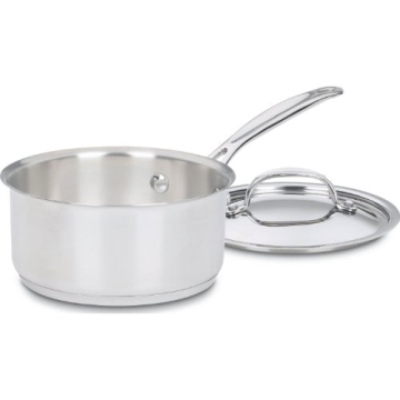 Cuisinart 1.5 Quart Stainless Steel Saucepan Durable Cookware
