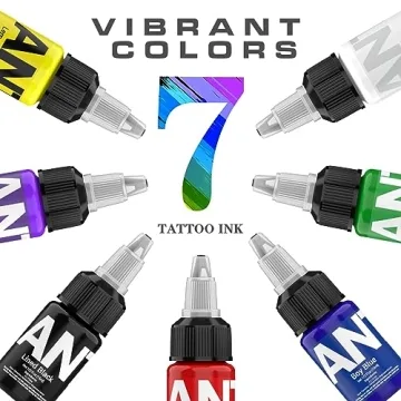 ANTIKE Tattoo Ink Set - 7 Colors for Artists