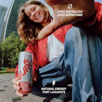 GURU Lite Organic Energy Drinks - Clean Energy Boost