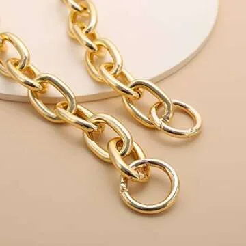 Xerling Gold Handbag Chain for Stylish Accessories