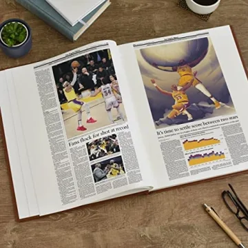 Lakers Basketball History Book Personalized Keepsake Gift