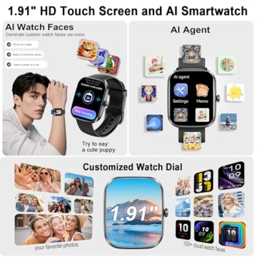 uaue AI Smart Watch with ChatGPT and Bluetooth Calling