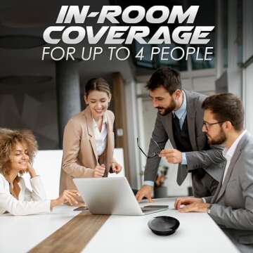 Jabra Speak 510 UC - Portable USB & Bluetooth Conference Speakerphone | Crystal Clear Sound for Meetings Anywhere | Zoom & Google Meet Certified | Optimized for Unified Communications