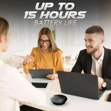 Jabra Speak 510 UC - Portable USB & Bluetooth Conference Speakerphone | Crystal Clear Sound for Meetings Anywhere | Zoom & Google Meet Certified | Optimized for Unified Communications