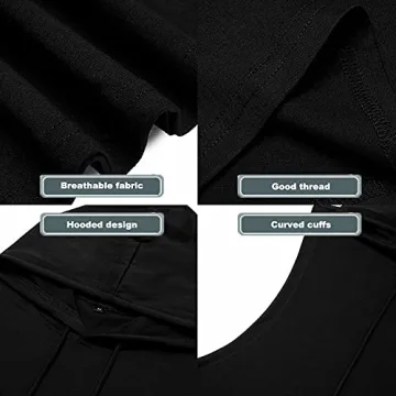 Babioboa Men's Breathable Hooded Tank Tops for Workouts