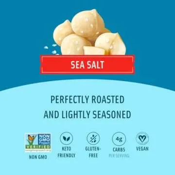 Mauna Loa Premium Roasted Macadamia Nuts, Sea Salt Flavor, 7 Ounce