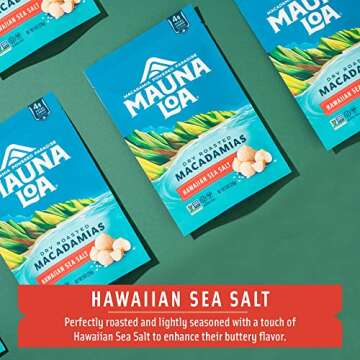 Mauna Loa Premium Roasted Macadamia Nuts, Sea Salt Flavor, 7 Ounce
