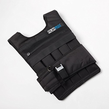 RUNmax Adjustable Weighted Vest for Enhanced Fitness Training