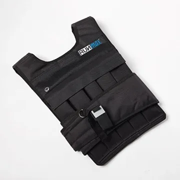 RUNmax Adjustable Weighted Vest for Enhanced Fitness Training