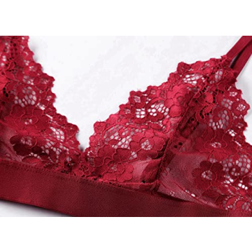 Cotorance No Underwire Lace Bralette for Comfort and Style
