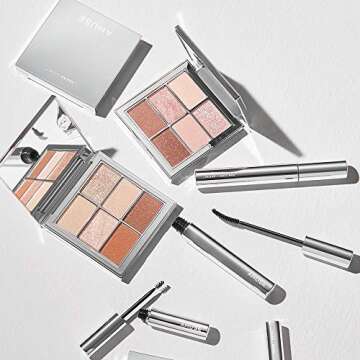 AMUSE Eye Vegan Sheer Palette 6 Colors Eyeshadow Matt Shimmery Sheer Glitter Shades K-Beauty Natural...