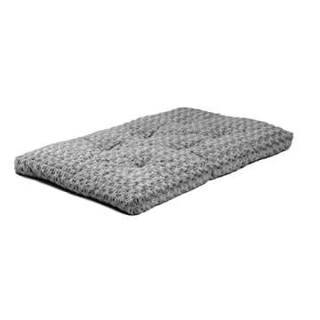 MidWest Homes for Pets Deluxe Dog Beds | Super Plush Dog & Cat Beds Ideal for Dog Crates | Machine Wash & Dryer Friendly, 1-Year Warranty,Gray, 48-Inch