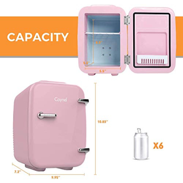 CAYNEL Mini Fridge Portable Cooler and Warmer for All