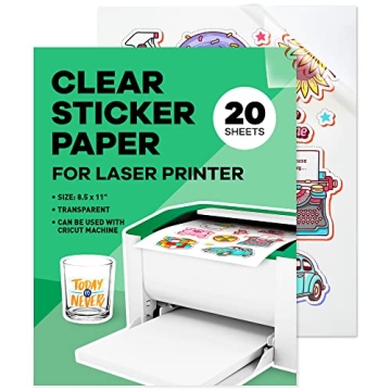 Clear Sticker Paper for Vibrant DIY Projects at Home