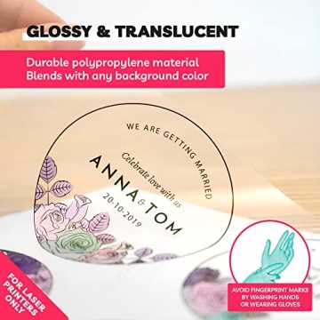 Clear Sticker Paper for Vibrant DIY Projects at Home