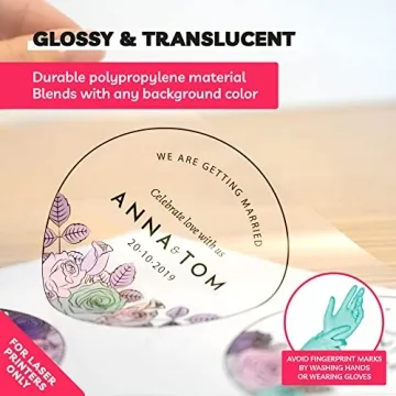 Clear Sticker Paper for Vibrant DIY Projects at Home