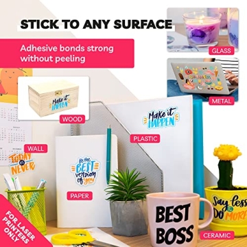 Clear Sticker Paper for Vibrant DIY Projects at Home