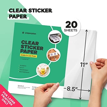 Clear Sticker Paper for Vibrant DIY Projects at Home