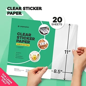 Clear Sticker Paper for Vibrant DIY Projects at Home
