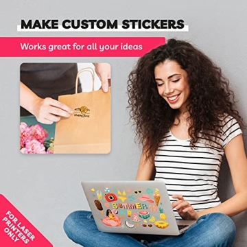 Clear Sticker Paper for Vibrant DIY Projects at Home