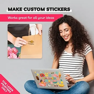 Clear Sticker Paper for Vibrant DIY Projects at Home