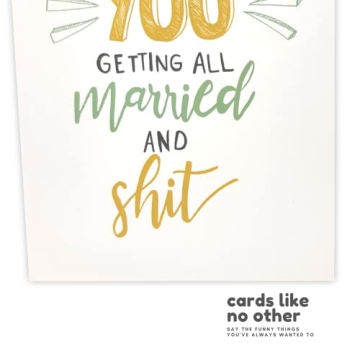 Funny Wedding Card - Adult Humor for Couples