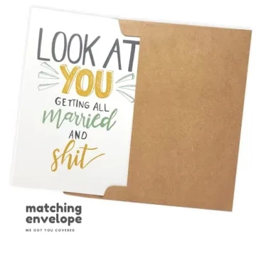 Funny Wedding Card - Adult Humor for Couples
