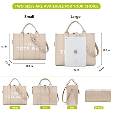 Taiuloo Leather Tote Bag for Women - Stylish & Functional