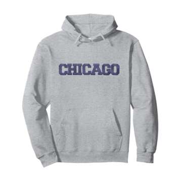 Chicago City Varsity Pullover Hoodie - Classic, Comfortable, and Stylish