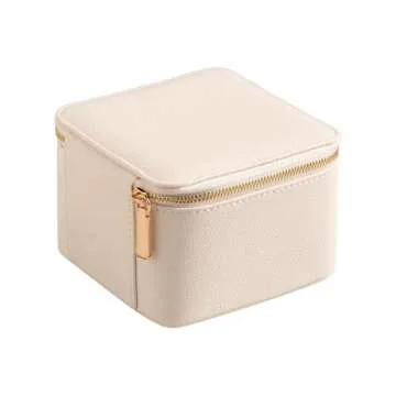 Frebeauty Small Travel Jewelry Box for Organized Luxury