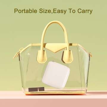 Frebeauty Small Travel Jewelry Box for Organized Luxury