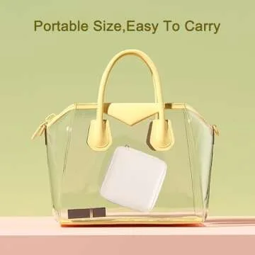 Frebeauty Small Travel Jewelry Box for Organized Luxury