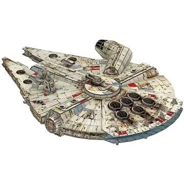4D Cityscape Star Wars 3D Paper Model Kits (Millennium Falcon)