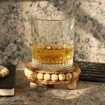 Rustic Wood Riser Stands for Home Farmhouse Decor