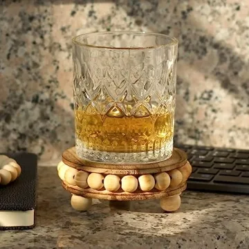 Rustic Wood Riser Stands for Home Farmhouse Decor