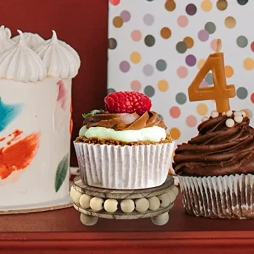 Rustic Wood Riser Stands for Home Farmhouse Decor