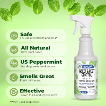 Mighty Mint Peppermint Oil Pest Spray 16 oz Natural Repellent