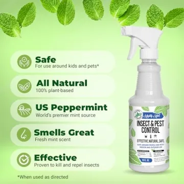 Mighty Mint Peppermint Oil Pest Spray 16 oz Natural Repellent