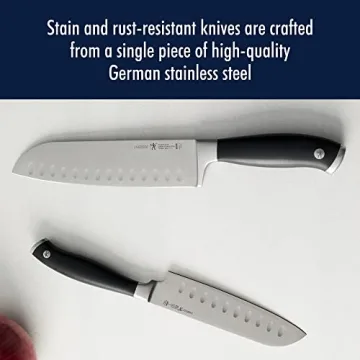 HENCKELS Elite Santoku Knife Set for Precision Cooking