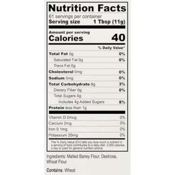 Anthony's Diastatic Dry Malt Powder - Perfect for Baking