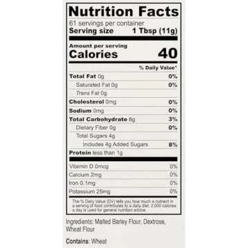 Anthony's Diastatic Dry Malt Powder - Perfect for Baking