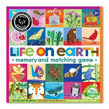 eeBoo: Life on Earth, Memory & Matching Game, Developmental and Educational, 24 Pairs to Match, Sing...