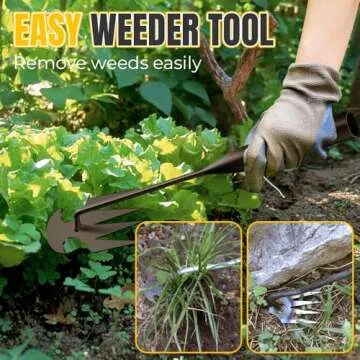 XieJY Manual Weed Remover Tool for Gardening & Lawn Care