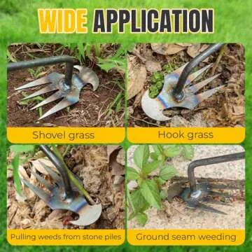 XieJY Manual Weed Remover Tool for Gardening & Lawn Care