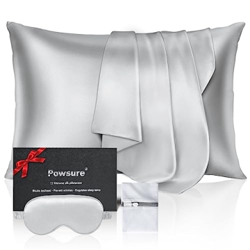 Powsure Mulberry Silk Pillowcase for Ultimate Comfort