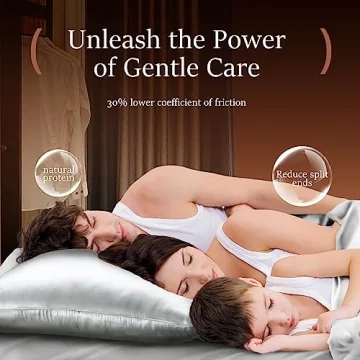 Powsure Mulberry Silk Pillowcase for Ultimate Comfort